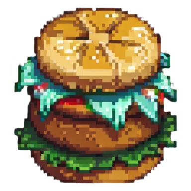 chicken patty sticker