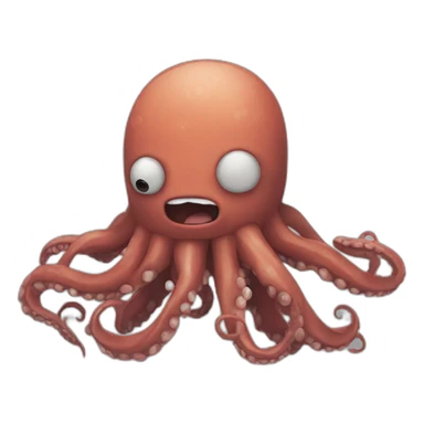 cute kraken mashup naruto sticker