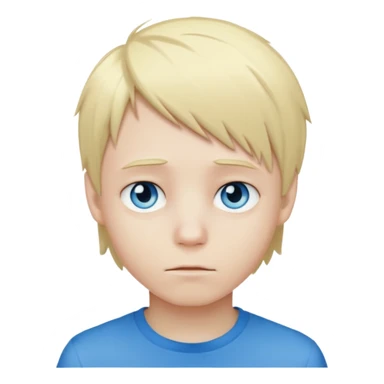 boy with blonde hair emo and blue eyes sticker