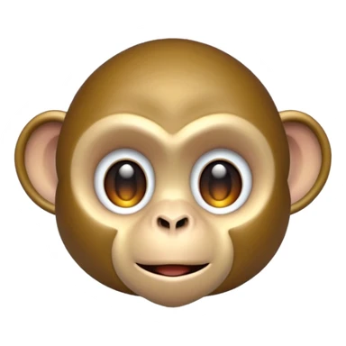 monkey moving at high speed warp speed sticker