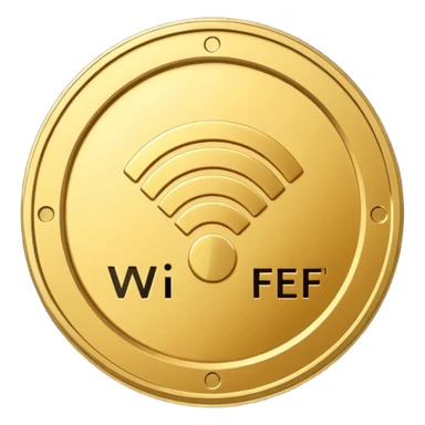 wifi money coin  sticker