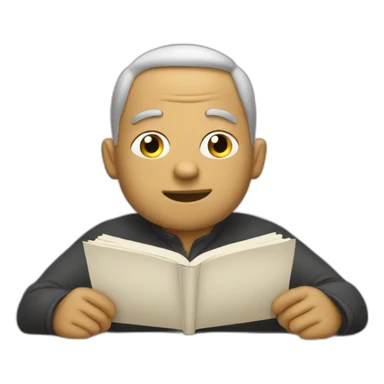 Titeuf en train de lire sticker