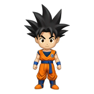 Goku végéta fusion sticker