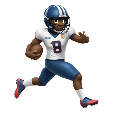 Footbal player sticker