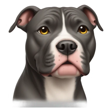 Pitbull looking sideways  sticker