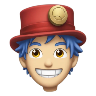 red hat fairy tail  sticker