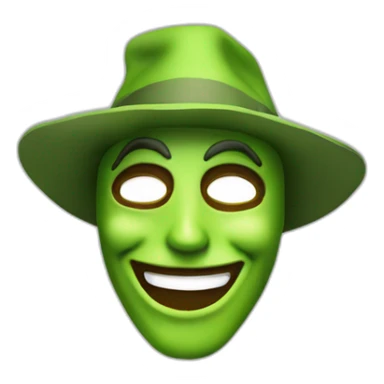 Jimmy Carey the mask smiling sticker