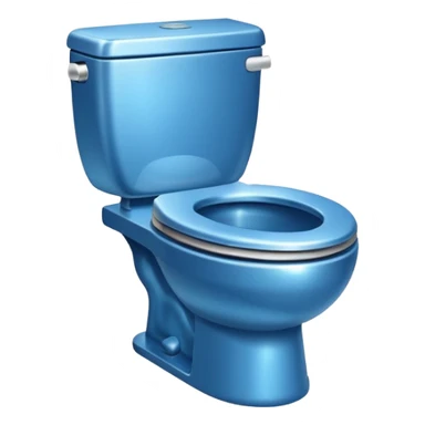 toilet flush icon sticker