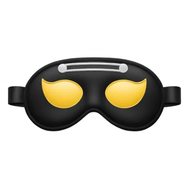  sleep mask emoji sticker