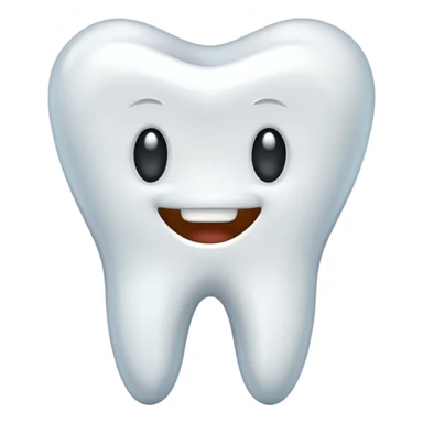 realistic tooth sticker