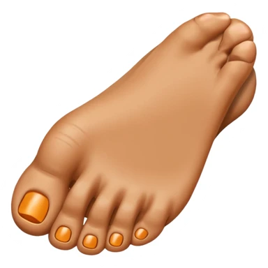 Foot middle finger sticker