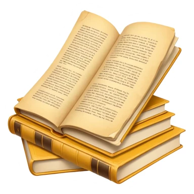 books scattered sticker