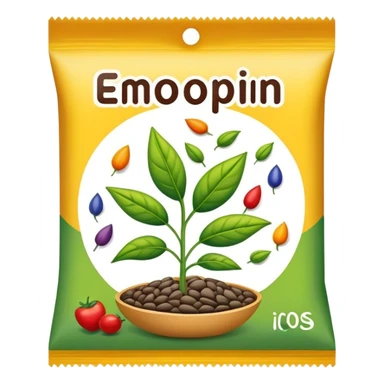 packet of seeds sticker