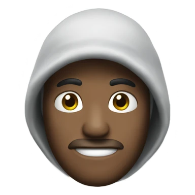 The famous robber emoji sticker