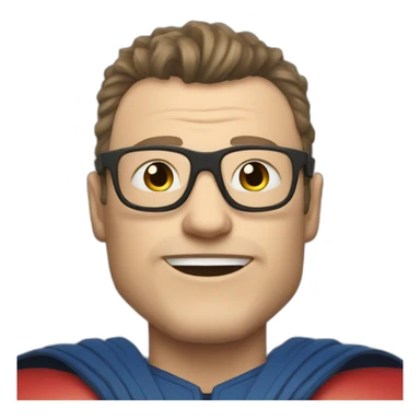 mudryk as a super hero sticker