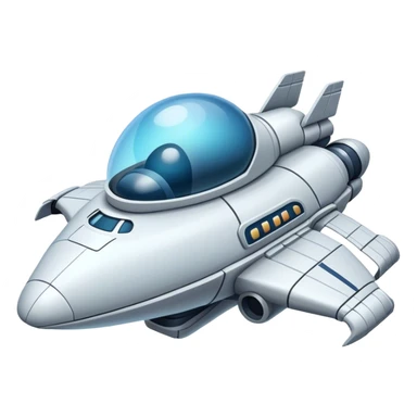 spaceship interestellar funny not realistic sticker