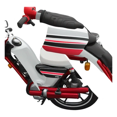 Royal Enfield Meteor 350 Red sticker