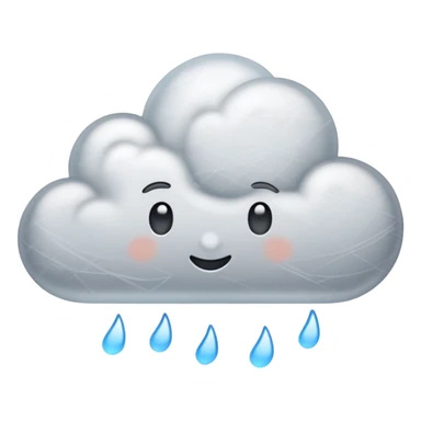 Fight cloud with scribble sticker