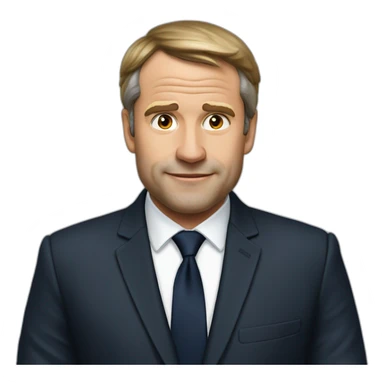 Sanglier sur macron sticker