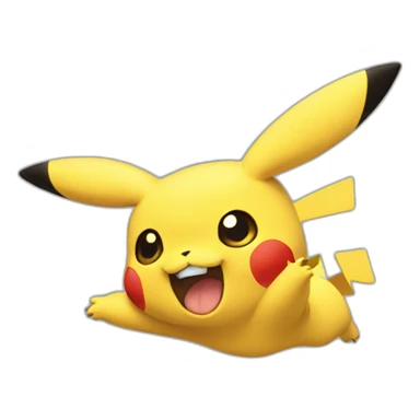 Pikachu backflip sticker