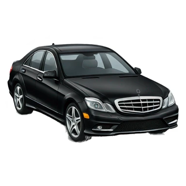 Black Mercedes  sticker