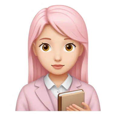 Light pink learn language  sticker