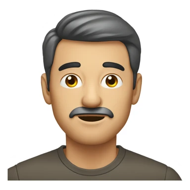 Hombre moviendo las cejas  sticker