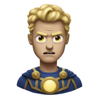 Angry homelander sticker