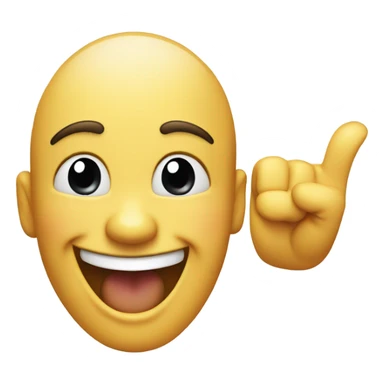 laughing emoji pointing sticker