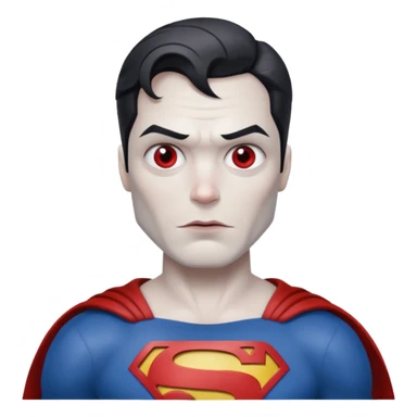 bizarro superman sticker