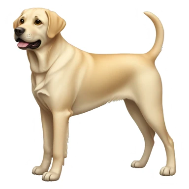 full body labrador sticker