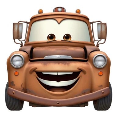 Mater from the movie cars sticker