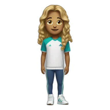 Adidas From the TV series Word of a kid sticker