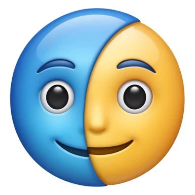 iOS-style 3D emoji: three curved lines radiating outward sticker