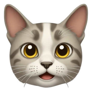 Disgusted cat sticker