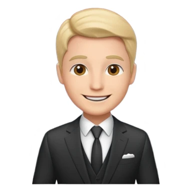 presenter on theater stage sticker