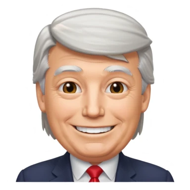 donald trump smiling sticker