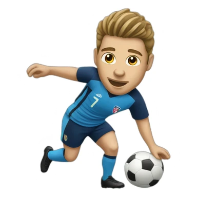 Runt footballer sticker