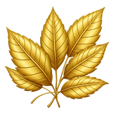 Leaves of gold  sticker