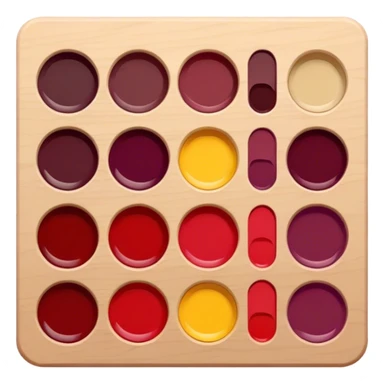 Burgundy Paint palette sticker