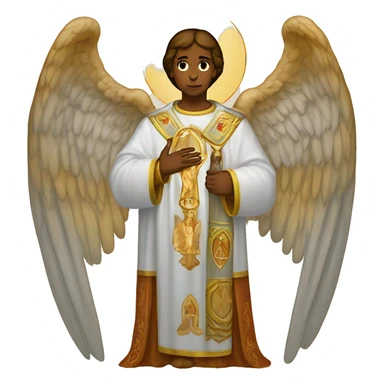 Orthodox Icon archangel  sticker