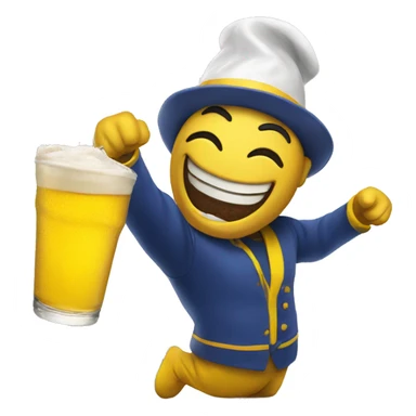 Twisted teas cheering sticker