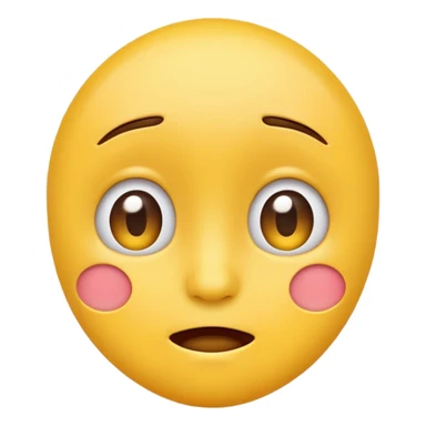 Emotional face emoji sticker