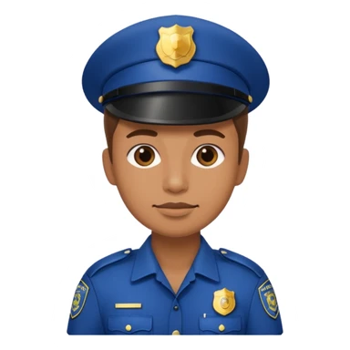 photographer with police uniform sticker