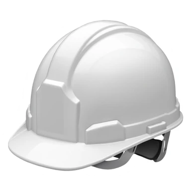 hard hat white sticker