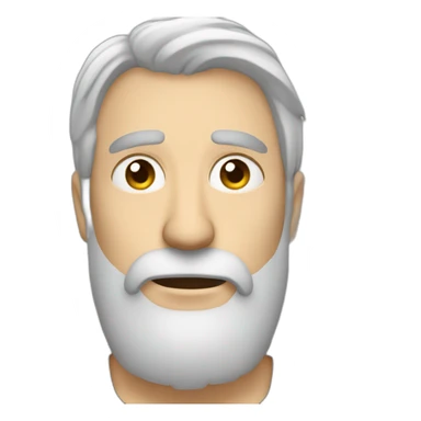 northern europes laziest coder grey hair with beard sticker