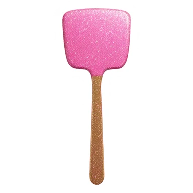Pink glitter spatula  sticker