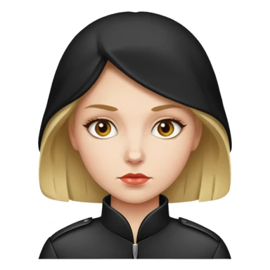 lady wearing bullet proof sticker