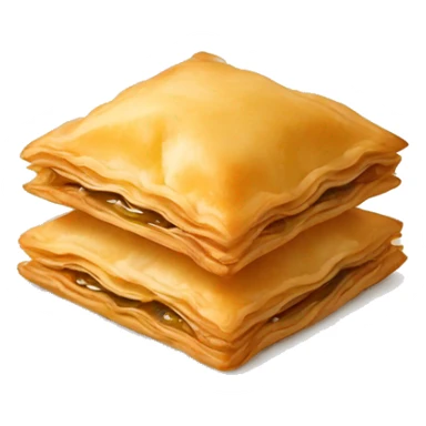 baklava with face sticker