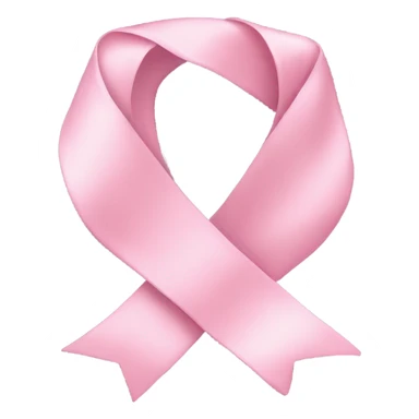 pastel pink ribbon sticker
